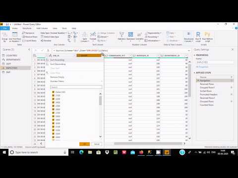 How to Reverse Rows and Count Rows Power BI + Power Query