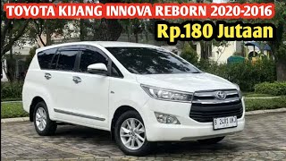 Harga Toyota Kijang Innova Reborn 20162017201820192020  180 Jutaan
