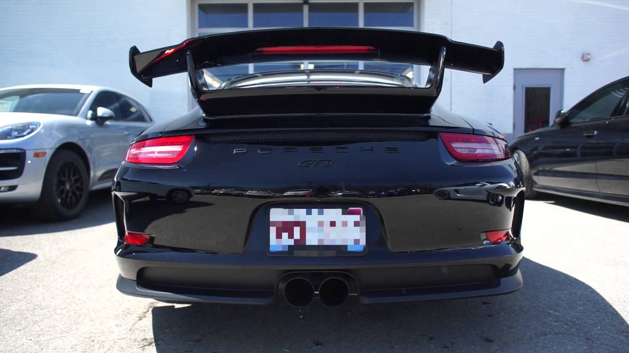 911 991 GT3 with GMG exhaust center section