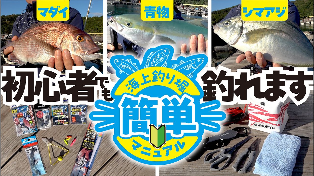 [海上釣堀]　初めて、初心者でも釣れるようになる動画　～簡単マニュアル～