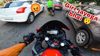 Crazy Rider showing skills on Rs 200 🔥🔥   Bhawaal Ride @The Burner