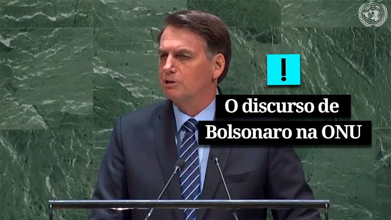 O discurso de Bolsonaro na ONU
