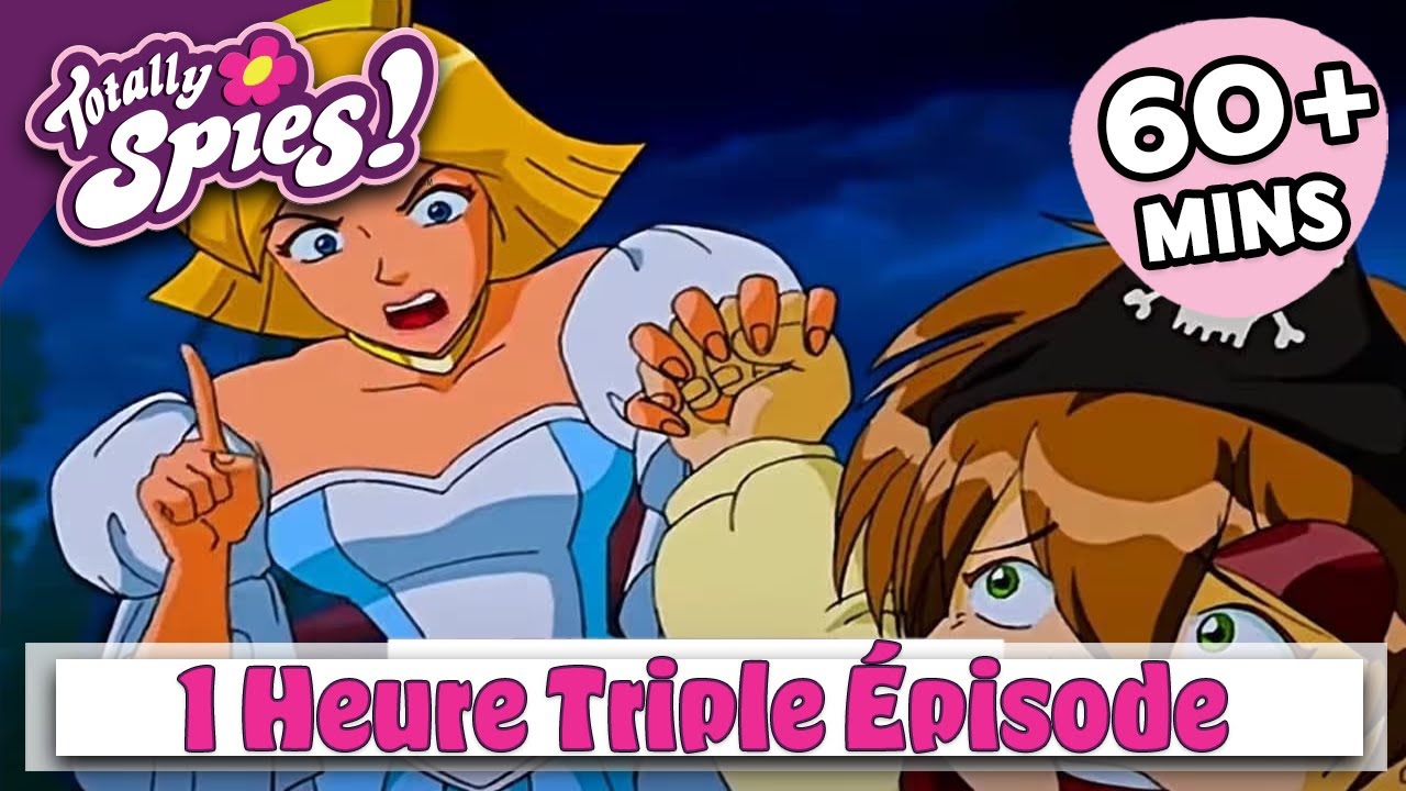 Retour du Passé | Totally Spies ! Français 🇫🇷 S2 Épisode 26 & S3 Épisodes 1-2 | 1 Heure Épisode