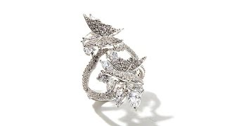 Victoria Wieck 3.82ctw Absolute Butterfly Ring