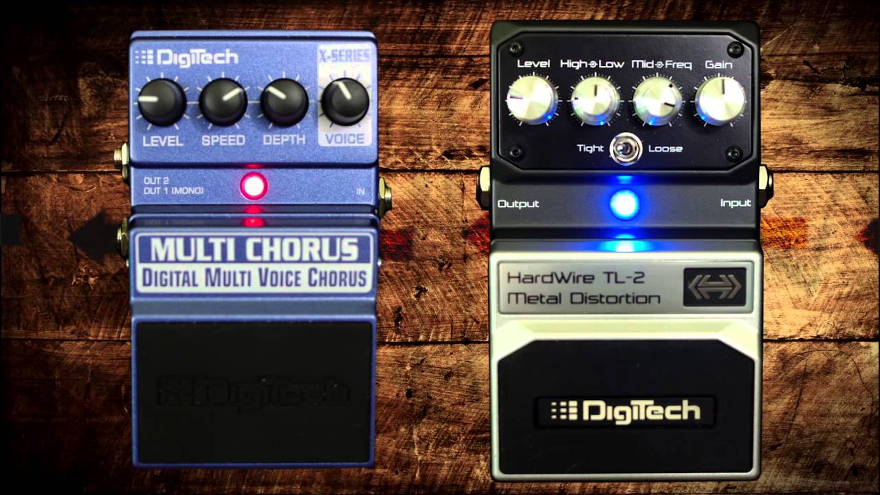 Space Walkie Pedal Recipes DigiTech HardWire TL2 Metal Distortion