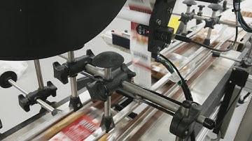 Labeling System 9220 C-Wrap on Tub - Clamshell Container Top, Front, Bottom Labeler