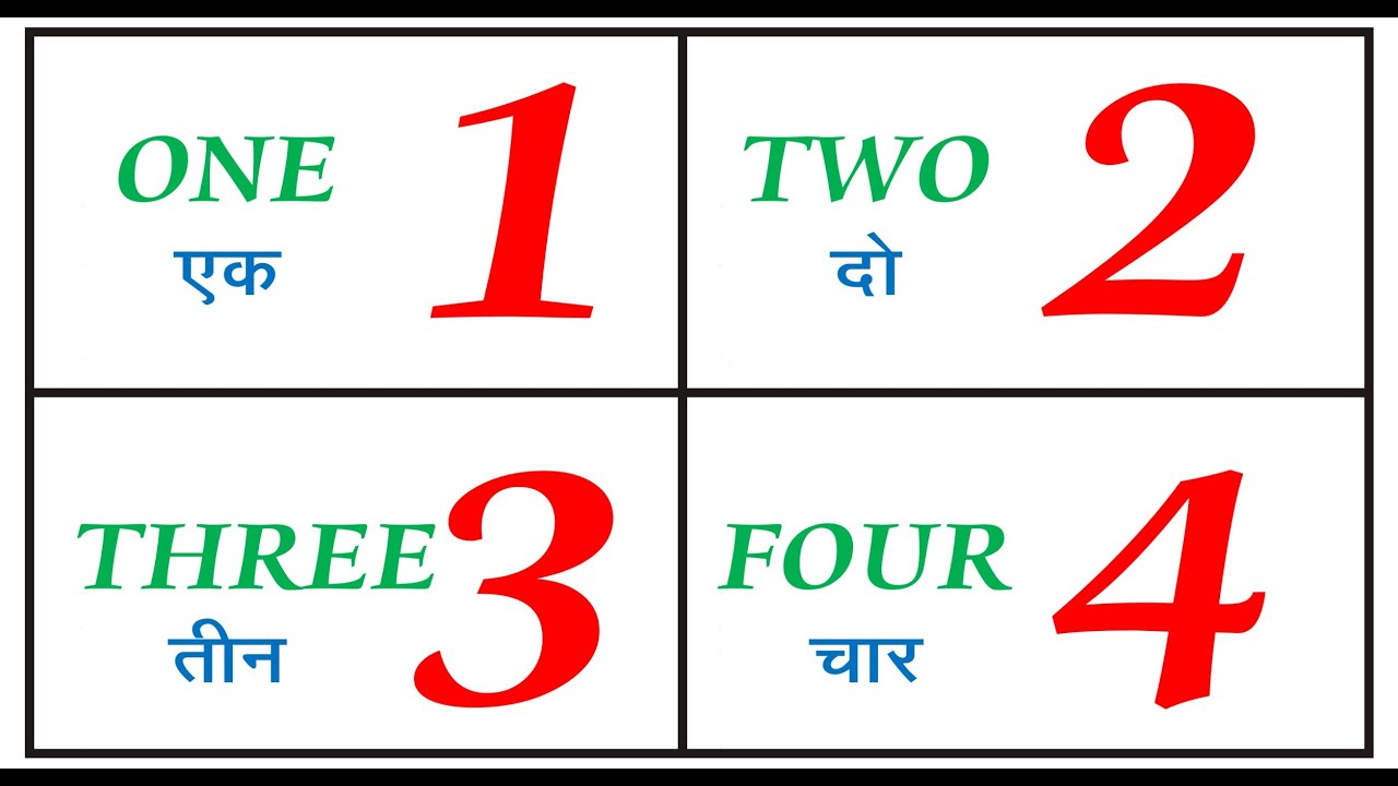 Counting One Two Three Four 1 2 3 4 5 Counting With Number Name Ginti 1 2 3 4 5 Youtube