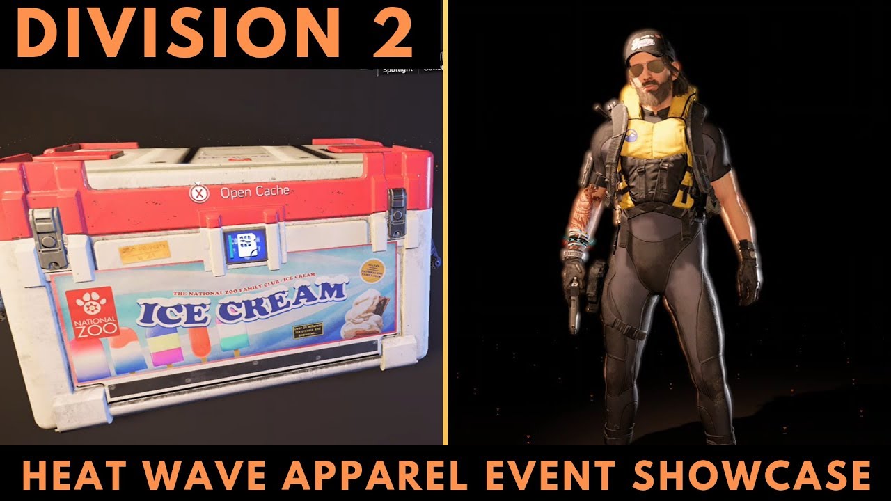 Heat Wave Apparel Event How To Unlock 2 New Masks And The Diver Uniform The Division 2 YouTube