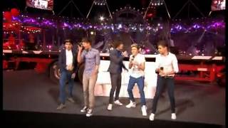 One Direction at the Olympic Closing Ceremony 2012