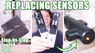 How to replace Genie garage door sensors [removal, installation, tools, cost]