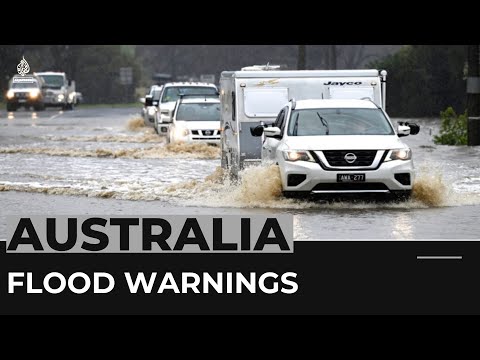 Flood warnings as rainstorms inundate southeast Australian states