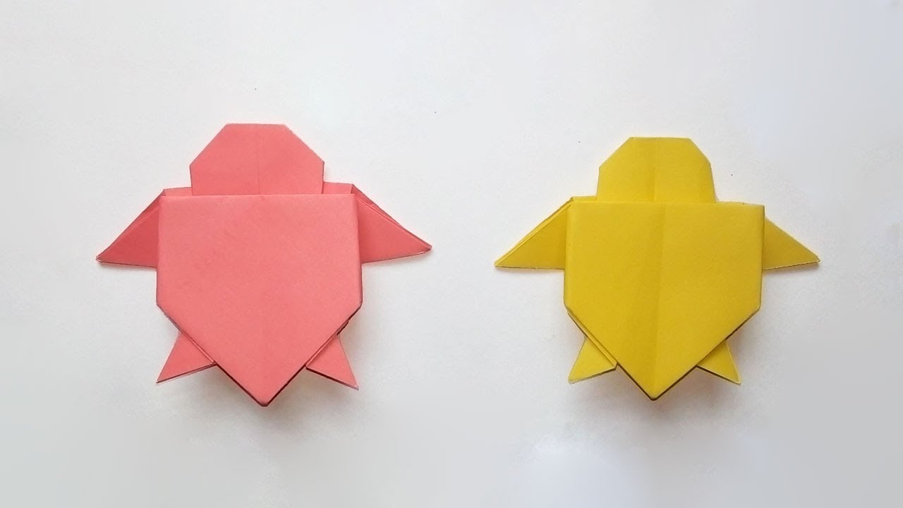 How To Make Origami Turtle Easy Origami Turtle YouTube