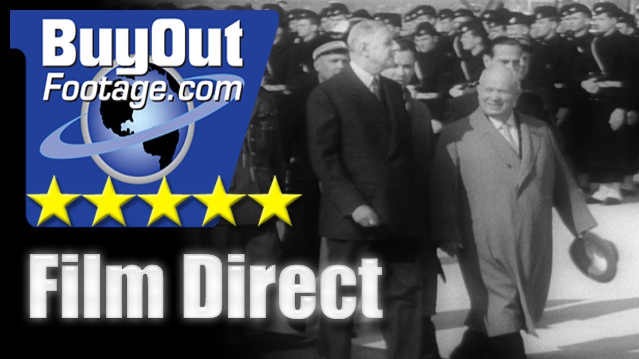 Soviet Premier Nikita Khrushchev Visits France 1960 FILM DIRECT