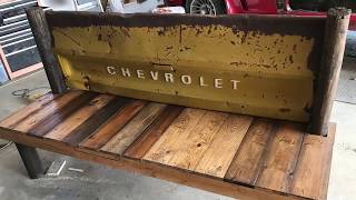 CHEVY TAILGATE BENCH // DIY