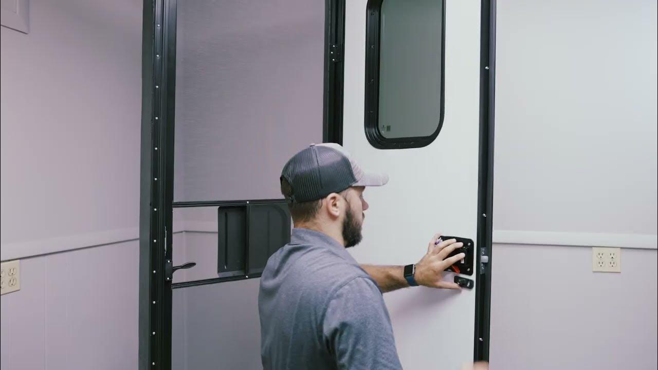 DEXTER TV How to Replace a Standard RV Screen Door Latch Assembly