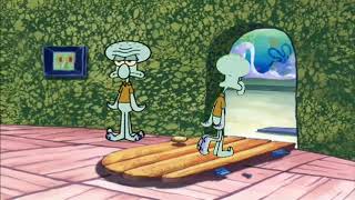 Squidward kicks himself out of his house