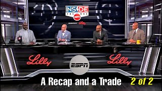 Nba Shaq Kenny And Chuck React To Cavaliers Three Team Trade And Hornets Upset Over Spurs 2 Of 2