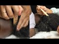 Asmr deep intense scalp scratching after braids  soft sleepy whispers 