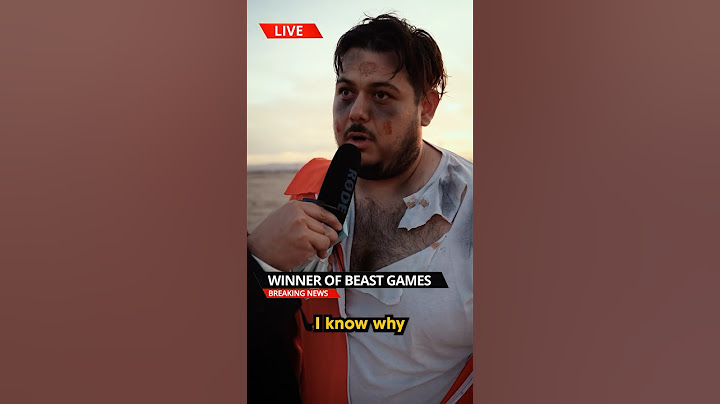 THE BEAST GAMES WINNER 😳