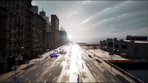 ProjectM Demo 5: 2000 Soldier and Tank Battle with Mass Entity in Unreal Engine 5 City Sample