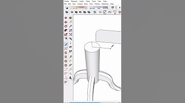 convert teapot to a wonderful table in sketchup #howtousesketchup #sketchup #sketchupmodeling