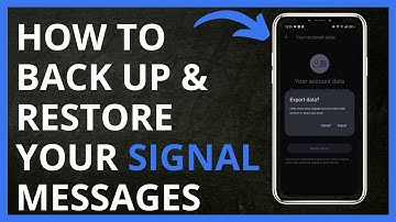 How to Back Up & Restore Your Signal Messages in 2024