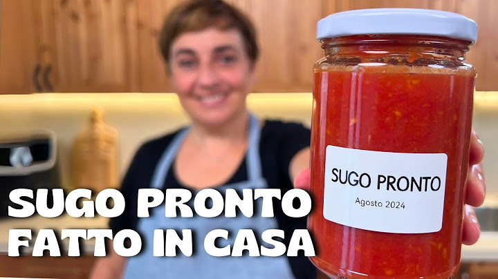 SUGO DI POMODORO PRONTO Ricetta Facile - Fatto in Casa da Benedetta