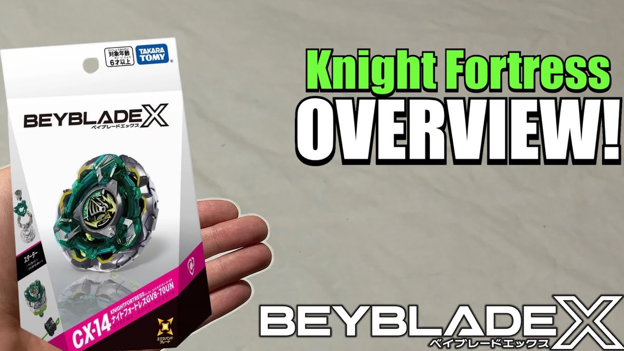Beyblade X CX-14 KNIGHT FORTRESS Review! - YouTube