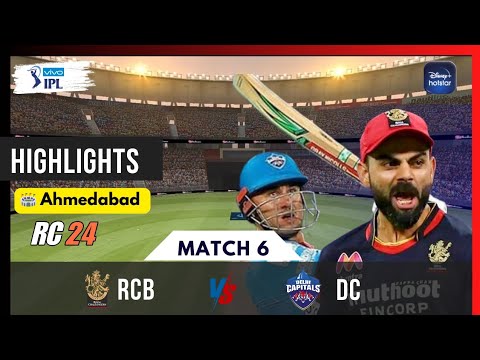 Real Cricket 24 | Vivo IPL 2021 | Match 6 RCB v DC Highlights - YouTube