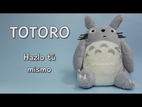 DIY Totoro de peluche con patrones PDF 