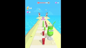 Juice Run Level 2 🧃 All Levels Gameplay Walkthrough Android iOS #shorts