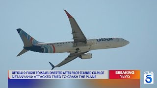 BREAKING NEWS: Pilot on Israel-bound flight stabs another, tries to crash plane