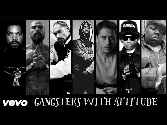 🔥2Pac Ft. Notorious B.I.G, Canserbero, Ice Cube, EazyE.. - Gangsters With Attitude (Mashup)🔥 class=