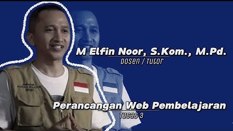 TUGAS 3 - PERANCANGAN WEB PEMBELAJARAN 
