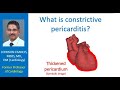 What is constrictive pericarditis?