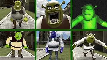 GMOD: All kinds of Shrek-Nextbots █ Garry