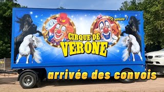 ARRIVÉE DU CIRQUE DE VERONE À RIORGES ! POUR 15 JOURS