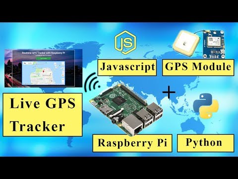 Realtime GPS Tracker Using Raspberry Pi, Python and Javascript