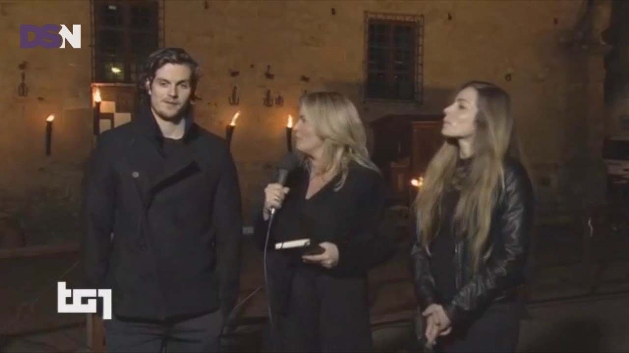 (Legendado) Daniel Sharman e Aurora Ruffino para TG1