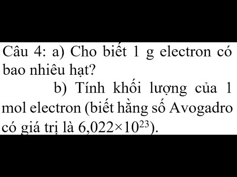 Video: Có bao nhiêu nguyên tử trong 1 mol đồng?