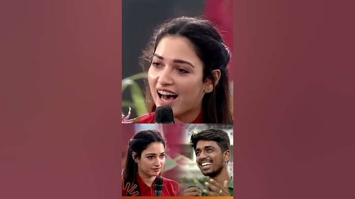 Throwback to a cute response by actress Tamannaah to a fan’s question.#SunTV #Throwback #Tamannaah
