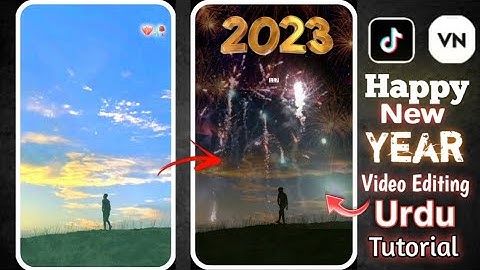 Happy New Year 2023 Video Editing || Happy New Year Video Editing || Tiktok Trending Video Editing
