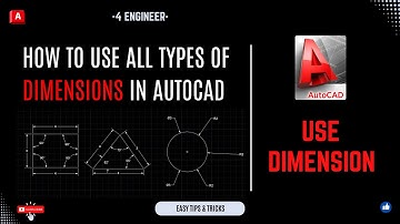 How to Use All Types of Dimensions in AutoCAD | Complete Dimension Tutorial