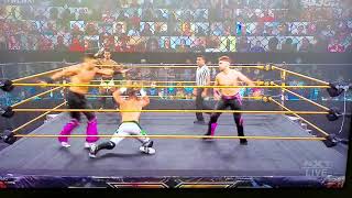 NXT Referee Darryl Sharma pulls off leapfrog during match with MSK and Breezango