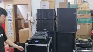 PENASARAN SEKALI ASHLEY VS WISDOM LINE ARRAY SPEAKER TW112LA VS RX 112NEO