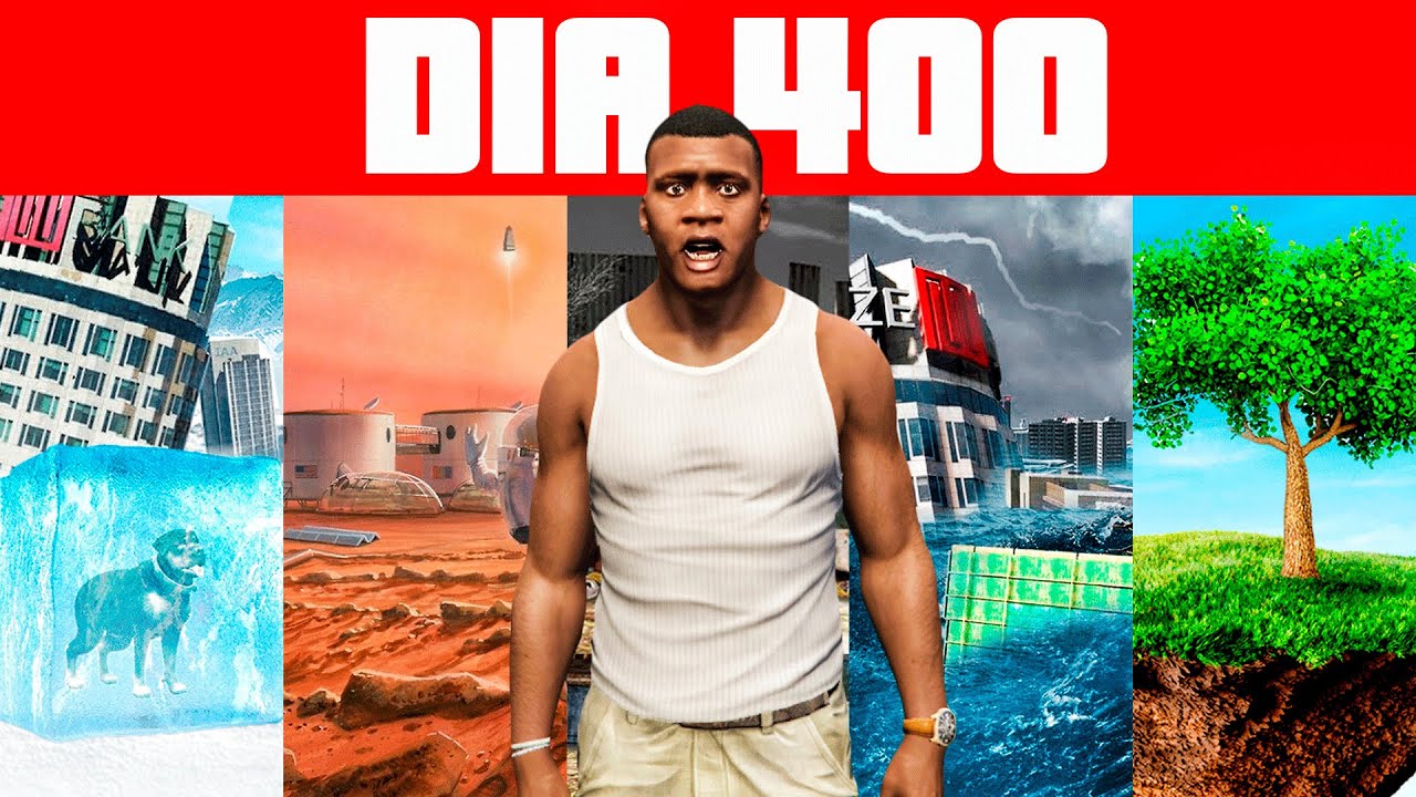 SOBREVIVENDO 400 DÍAS en GTA 5! (PELÍCULA)
