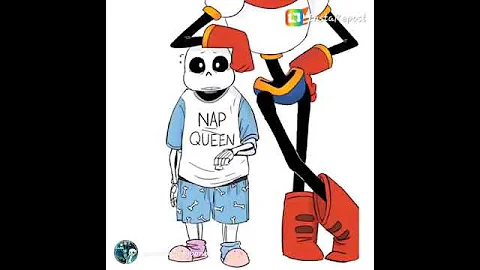 Sans and papyrus growing up