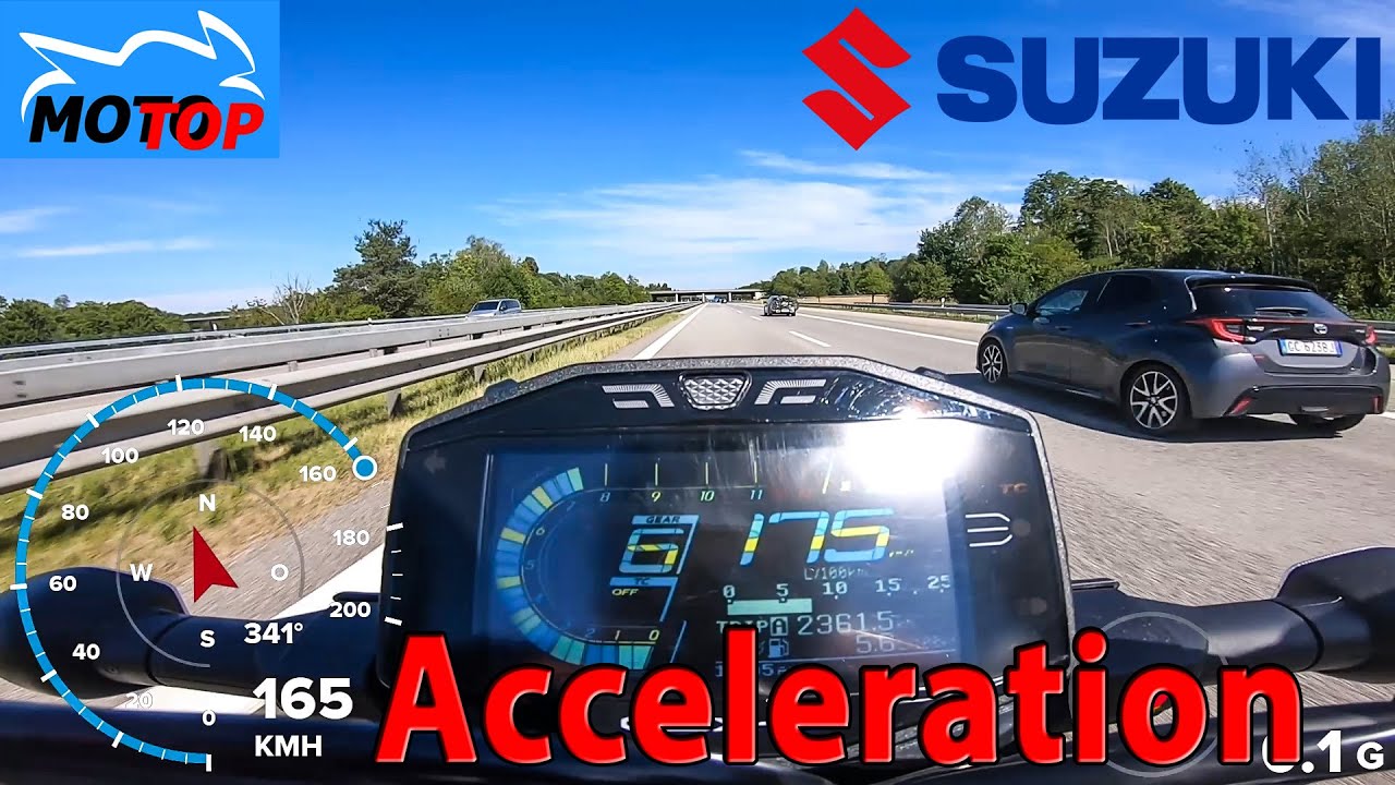 Suzuki GSX-S950 A2 (2022) - ACCELERATION - GPS measured