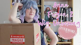 Evermore Wigs - Anna Frozen 2 Wig Unboxing // Try On