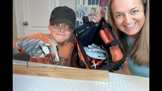 INCLY 24 PCS Kids Real Tool Set with Tool Bag- REVIEW